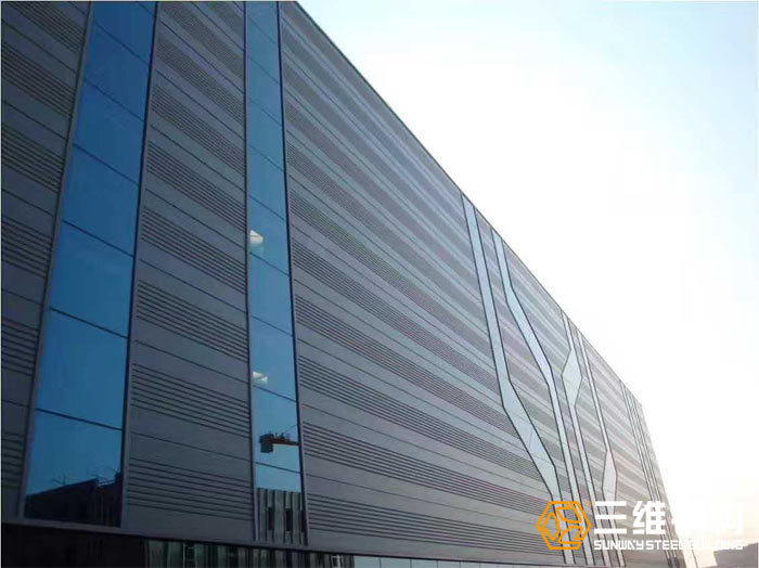 三維鋼結構建筑案例圖1