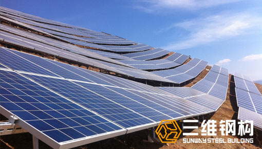 高強(qiáng)鋼系統(tǒng)太陽(yáng)能支架加工定制案例圖2