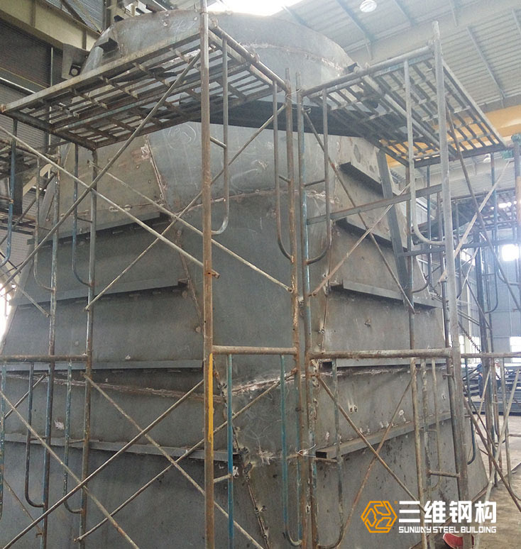 三維鋼結構建筑案例圖