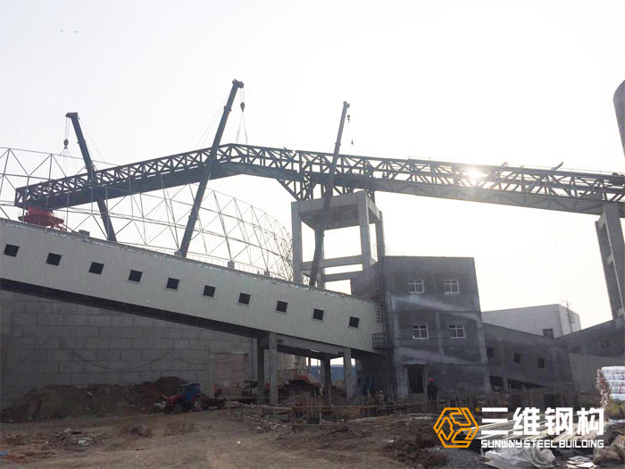 三維鋼結構連廊案例圖示2