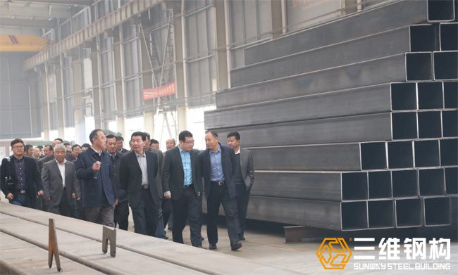 滕州市政協蒞臨三維鋼構開展調研活動3