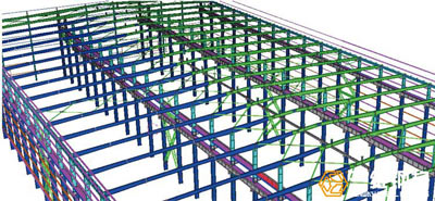 濟寧福林汽車鋼結構設計工程