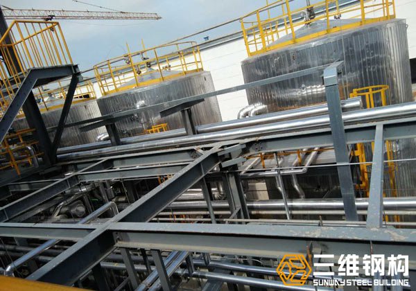 行業鋼結構平臺加工